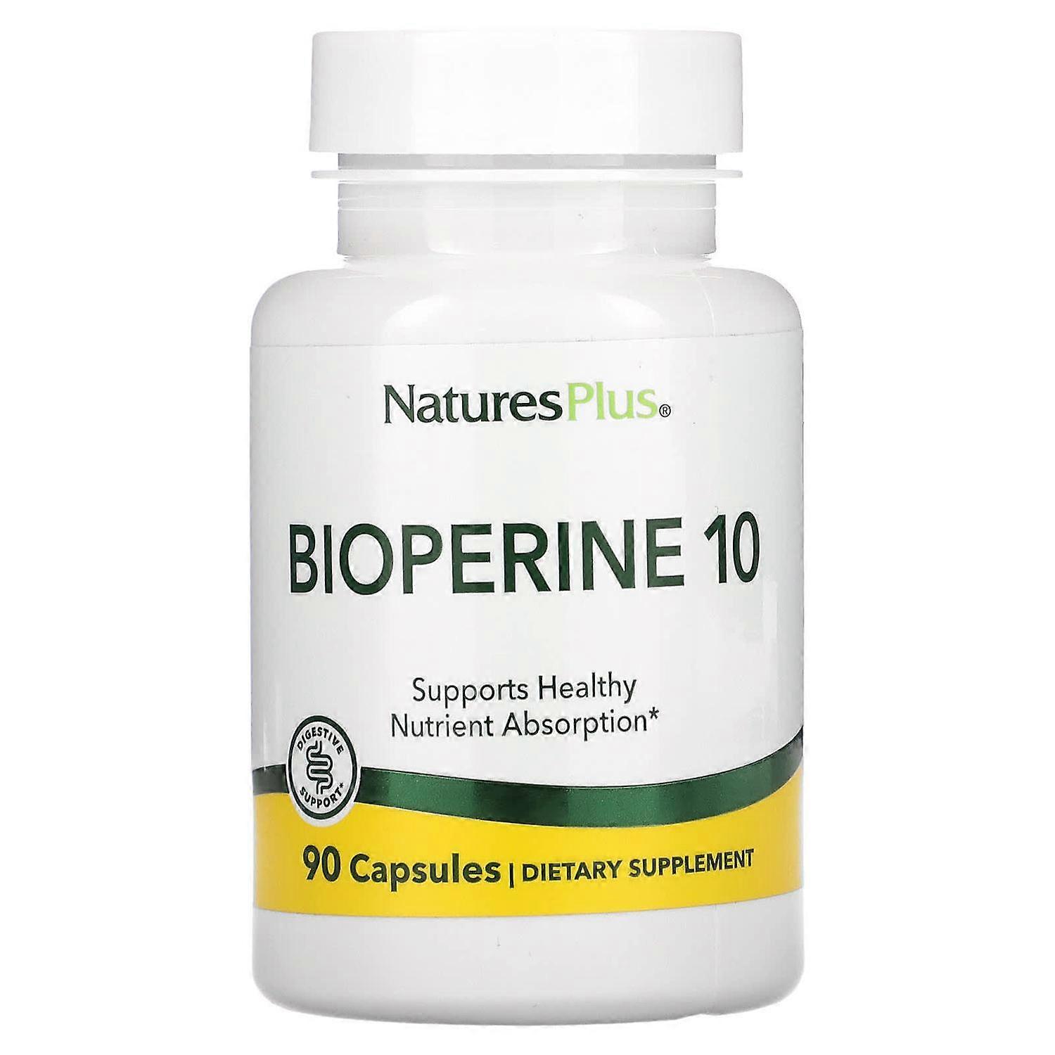NaturesPlus, Bioperine 10, 90 Capsules
