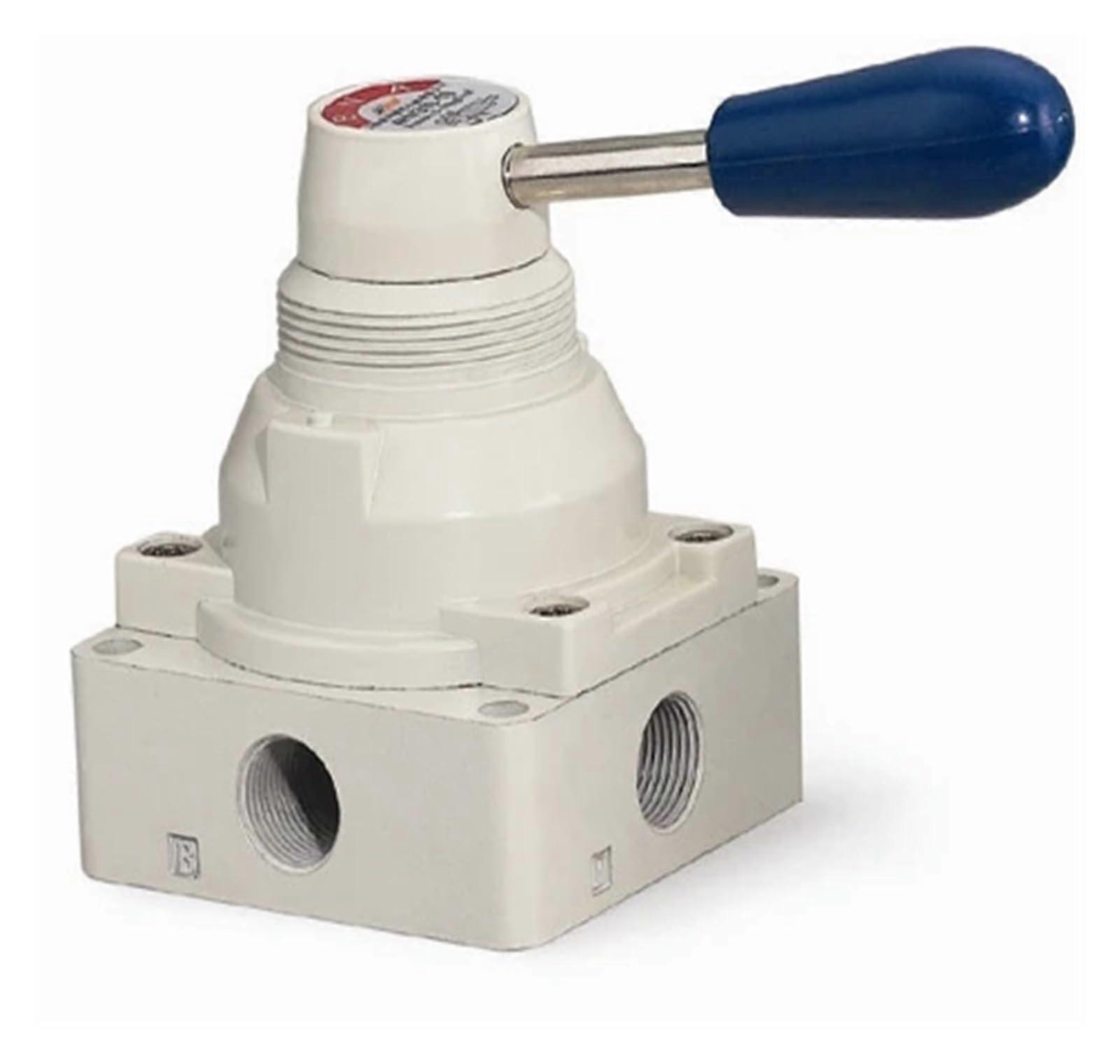 4 Way 2 Position Manual Hand Lever Pneumatic Valve 1/2" BSPT 4HV410-15 for Air Control Systems