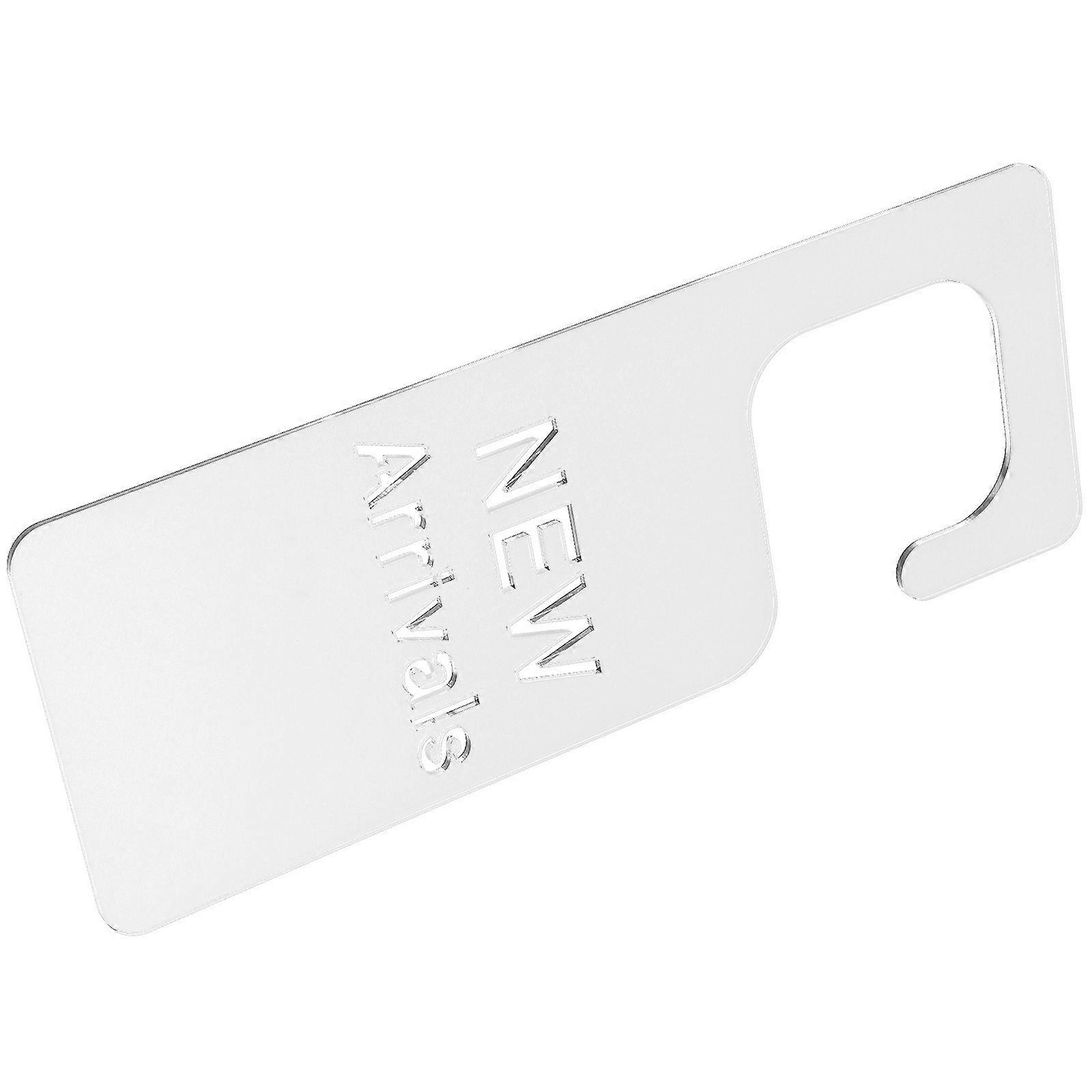 Acrylic Card Hanging Advertising Function 4Pcs for Clothing Store