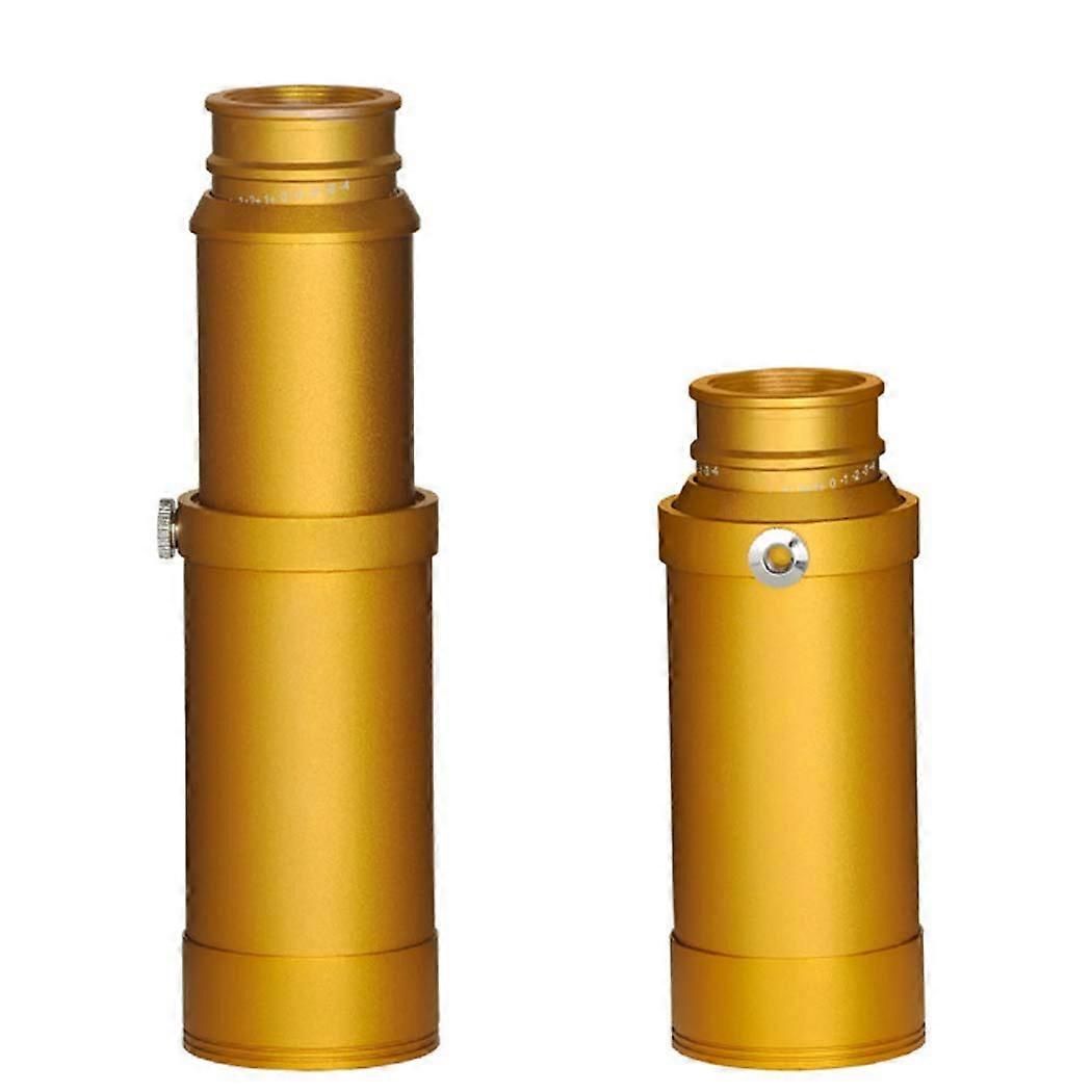 Monocular Telescope 10X50 HD Prism with Large Eyepiece for Travel and Outdoor Use, Gold Color