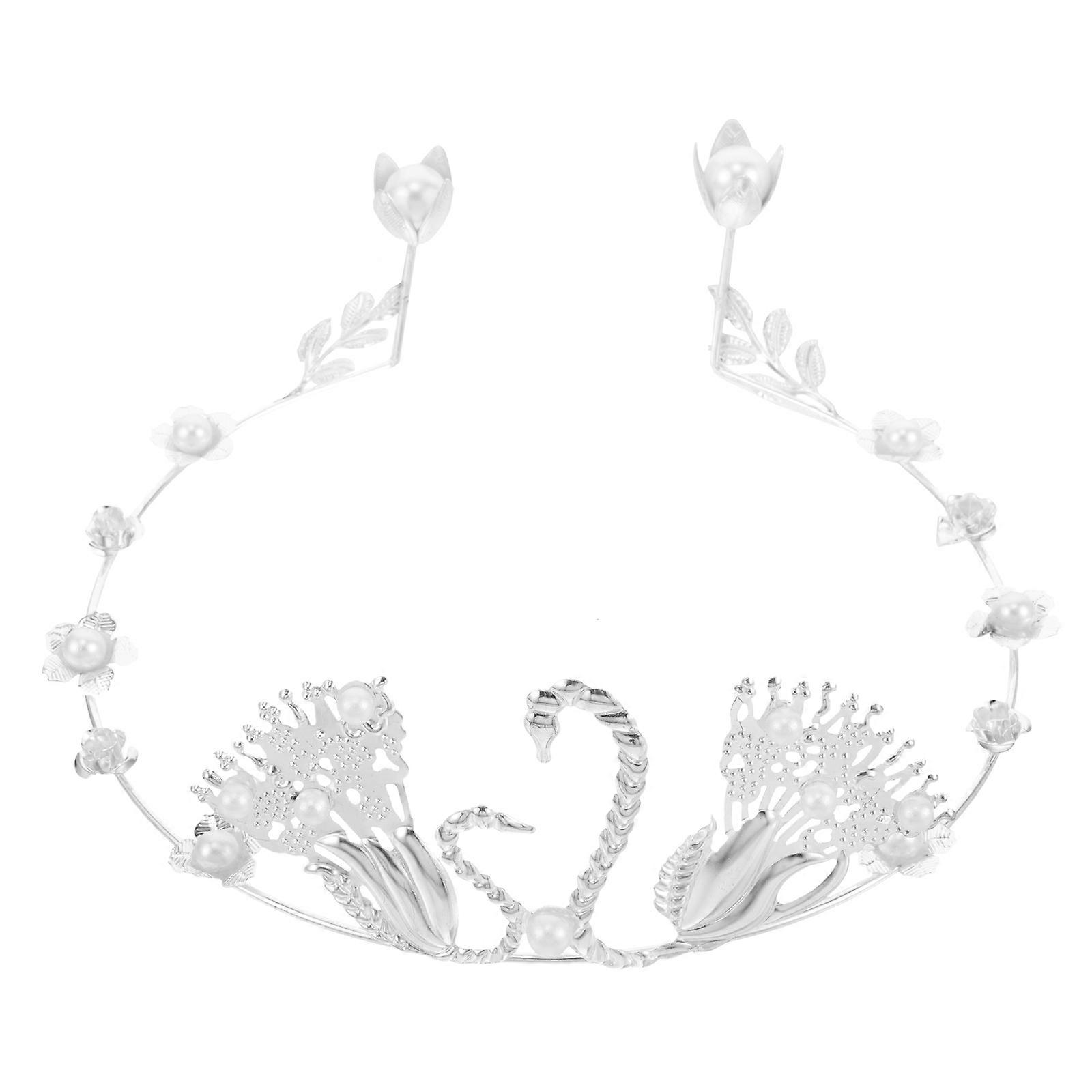 Cake Topper 2Pcs Silver for Party Cake Decoration