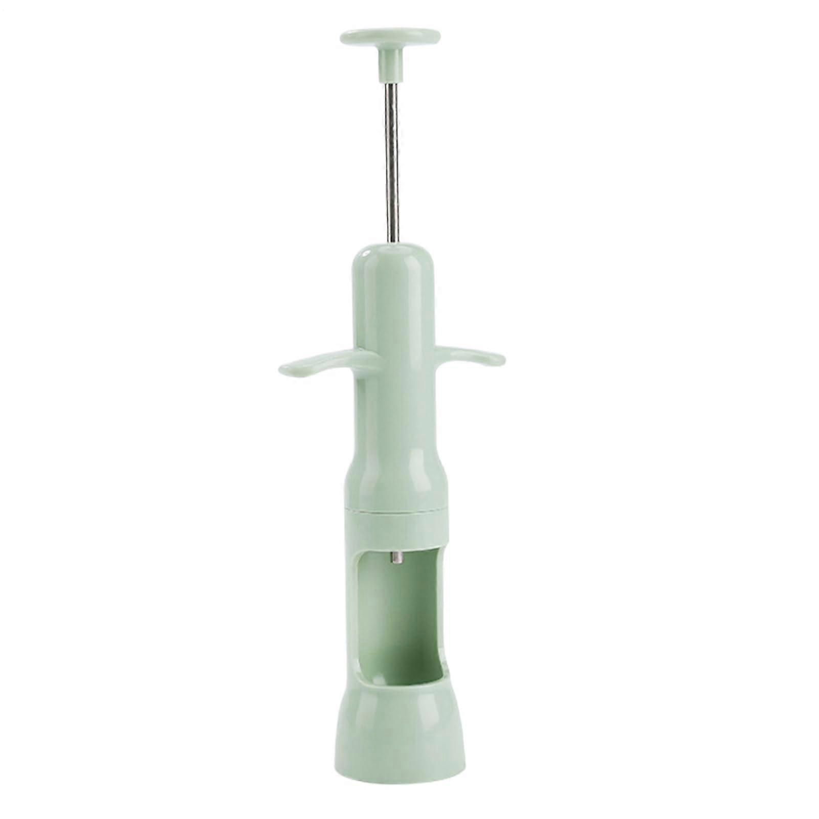 Dates Pitting Device, Portable Cherry Pitter, Syringe Shaped Pit Remover, Mint Green Tool For Hawthorn Cherry Jujubes