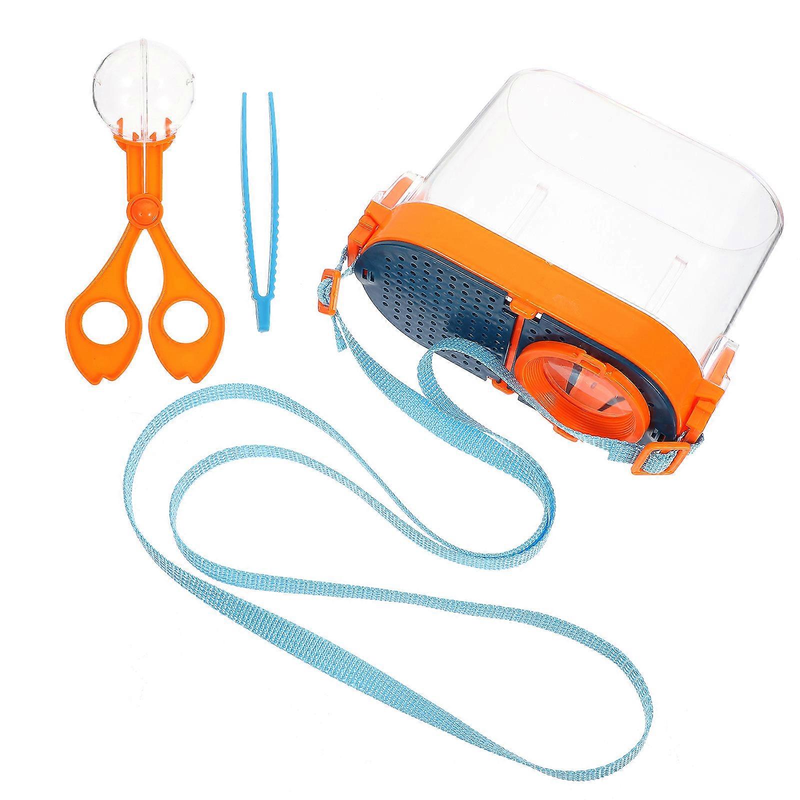 Assorted Color Magnifier Box Insect Observation for Observing 1Set