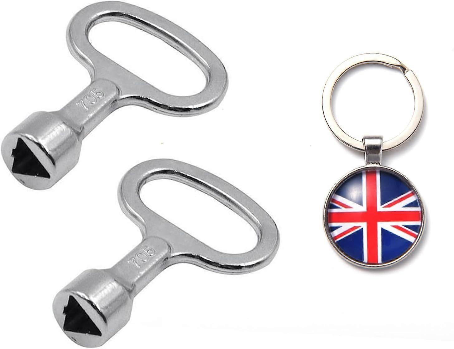 Gas-Meter-Box-Key Electric-Meter-Box-Key Triangle Cabinet-Key Metal Box Key 2 Pcs