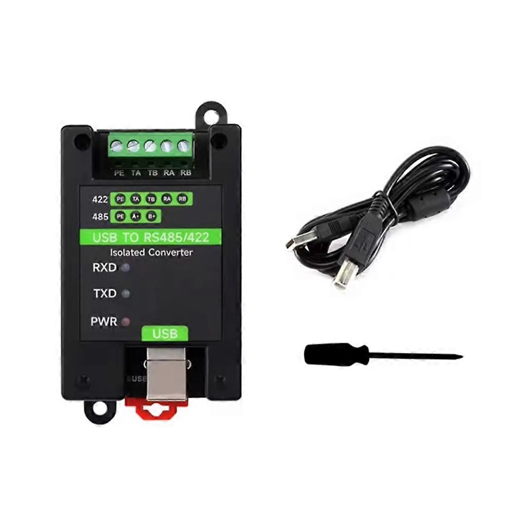 Waveshare USB to RS485/RS422 Bidirectional Conversion Serial Communication Module FT232 Industrial Grade with Isolation