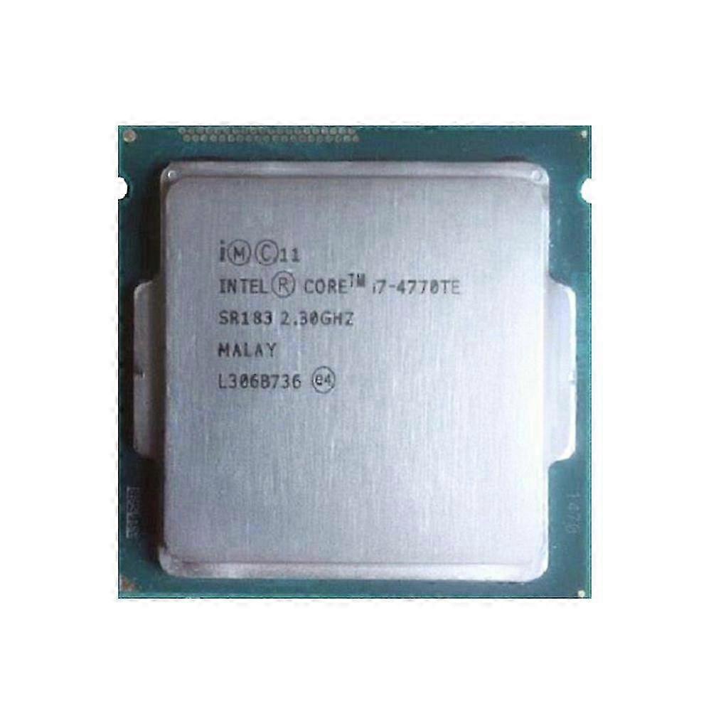 25-26 Core i7-4770TE CPU - Socket LGA 1150 4 Cores 8 Threads 2.3GHz 8MB L3 Cache 35W.