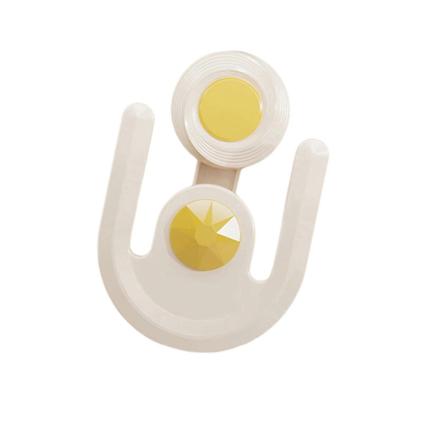 Wall Mounted Organizers Suction Cup Bathroom Shelf Storage for Small Space ABS Home Solution  White