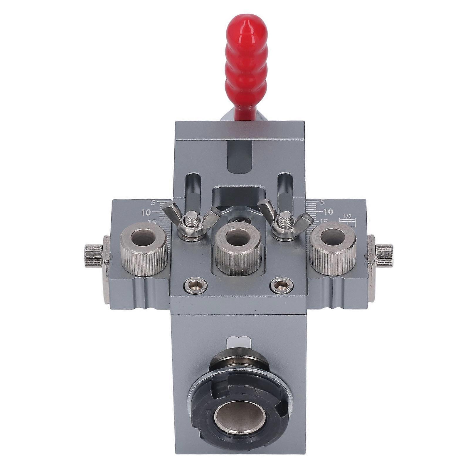 3 in 1 Woodworking Drilling Locator Quick Clamping Limiting Adjustable Puncher Tool Set