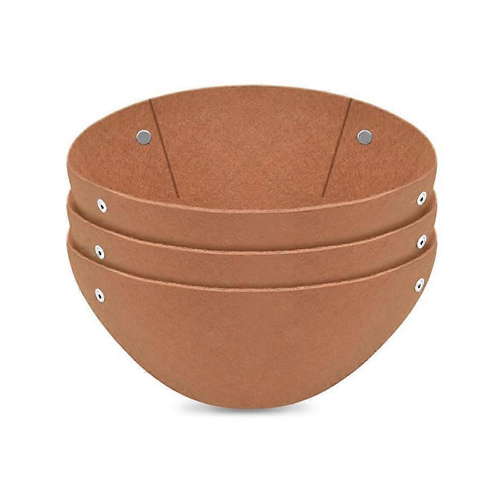 Felt Liners For Garden Hanging Baskets, Multipack Of 3, For Plant And Flower Arrangements, Fits Most Standard Baskets