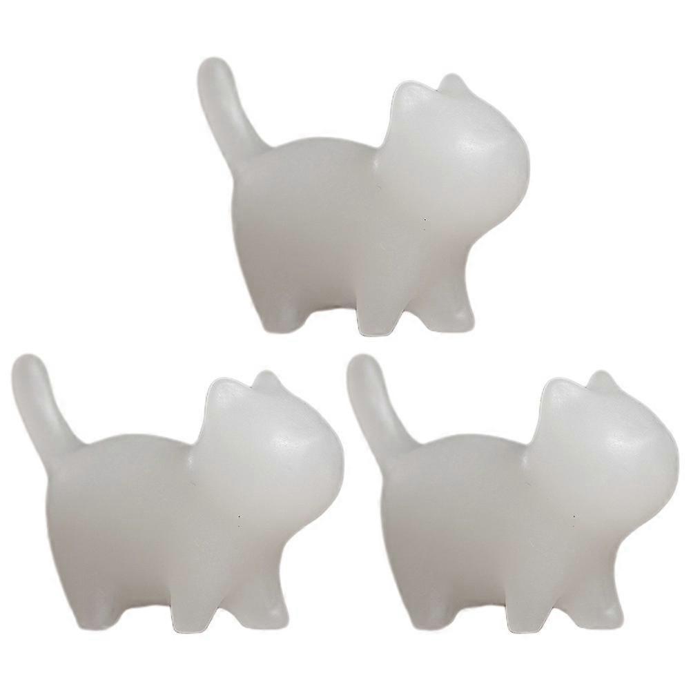 Unique Luminous Cat Figurine Tea Table Decoration for Cat Lovers
