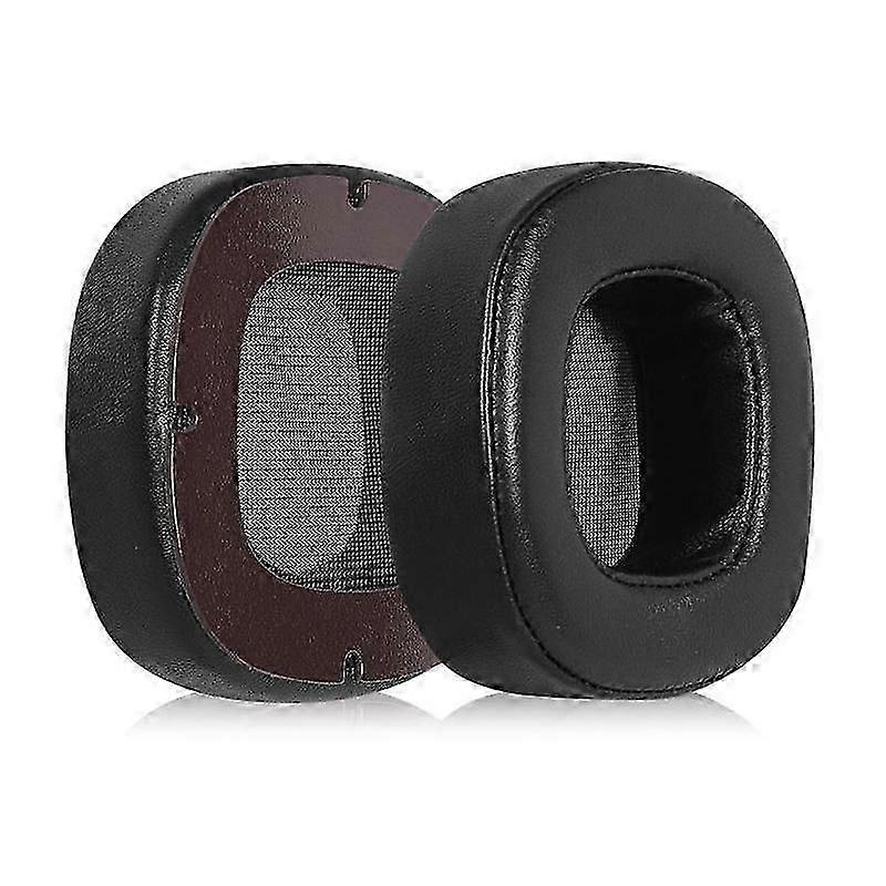 Abyss Diana Phi / AB-1266 için Abyss Diana Phi / AB-1266 için 2 adet Manyetik Snap-on Kuzu Derisi Deri Kulak Yastıkları Diana Phi / AB-1266 (Siyah)