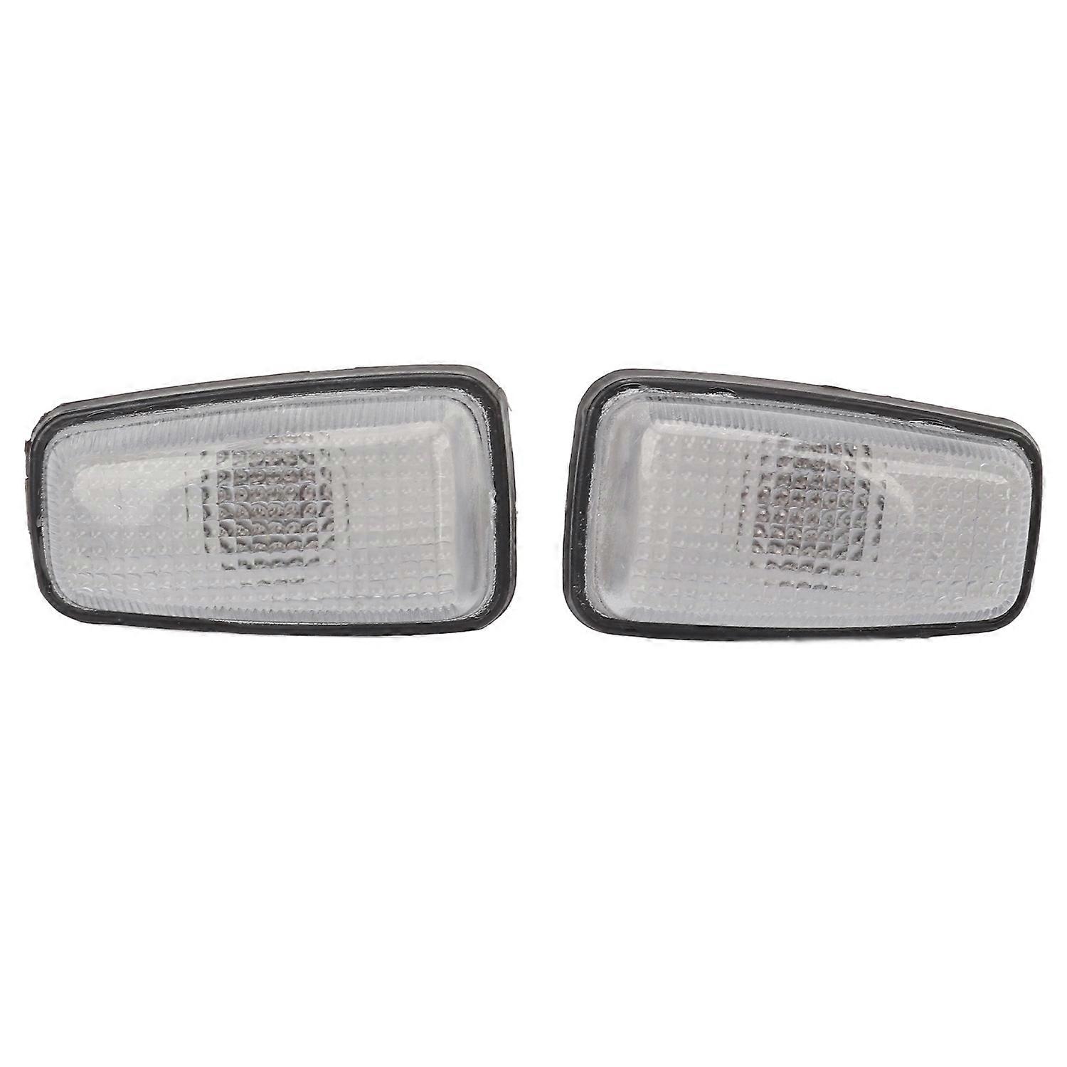 2Pcs Side LED Indicator Repeater Light 632567 Side Marker Repeater Light Replacement for Peugeot 106