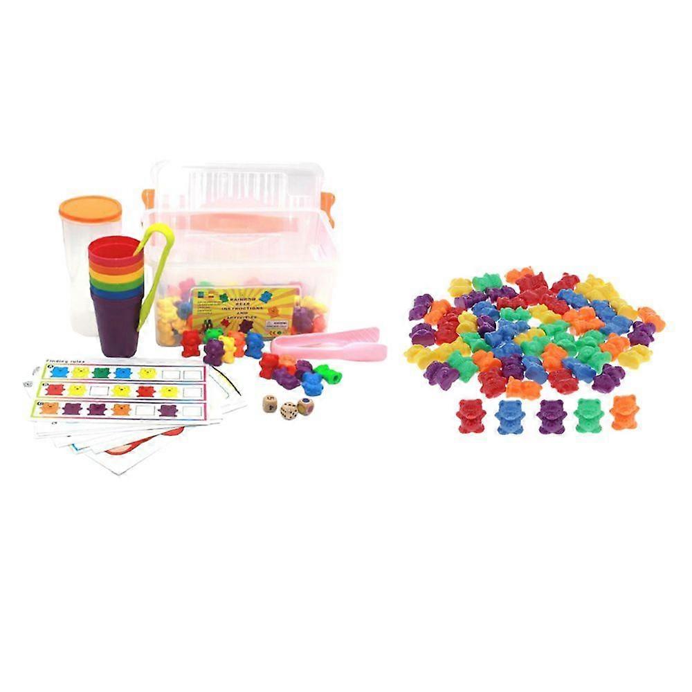 150 Pieces Learning Resources Colorful Counting Bear Educational Math Skills