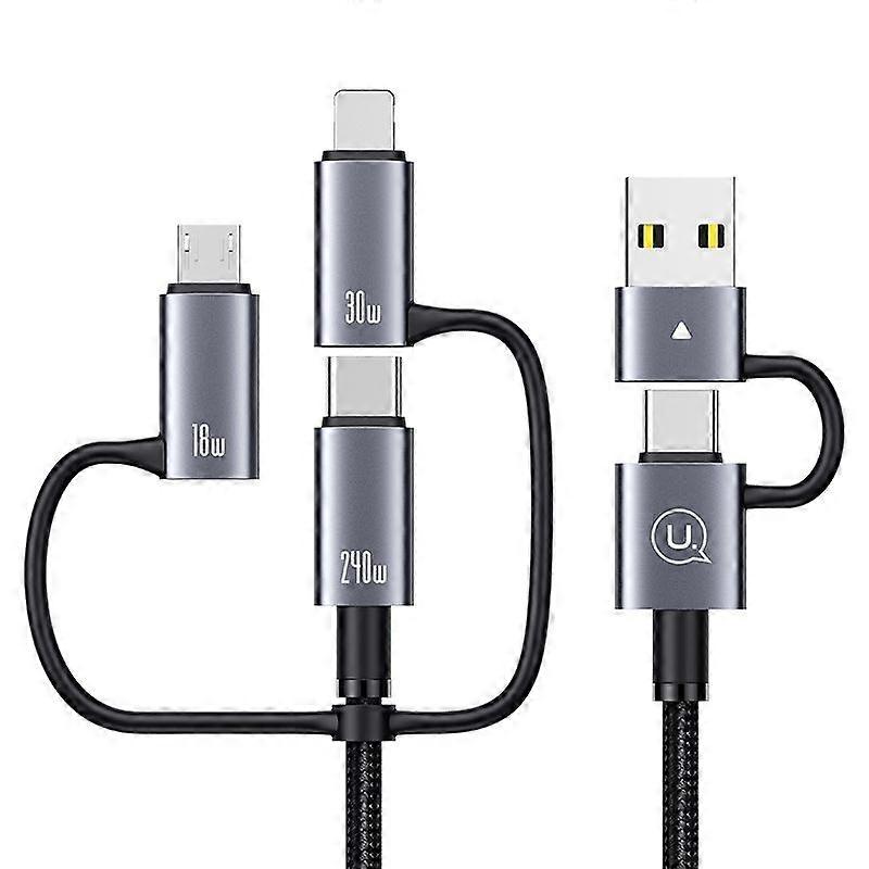 2m 240W 6 in 1 Fast Data Charging Cable