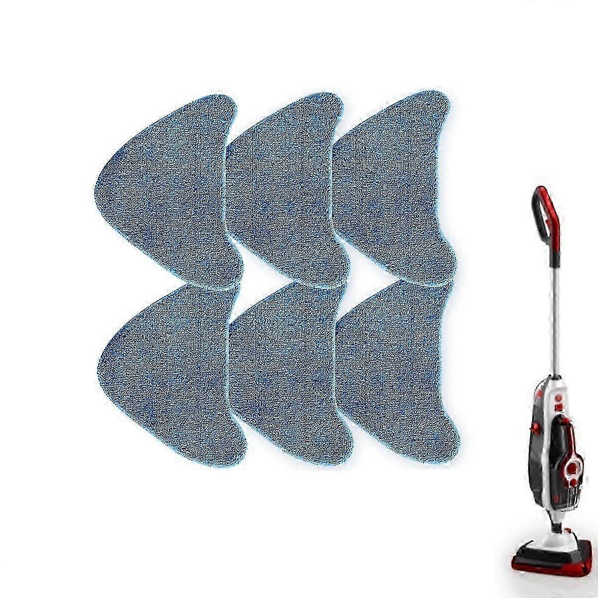 6-pack microfiber pads for Hoover Steam Complete Pet mop replacement