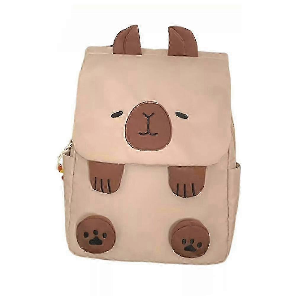 Capybara Backpack, Kawaii Capybara Backpack with Adjustable Straps