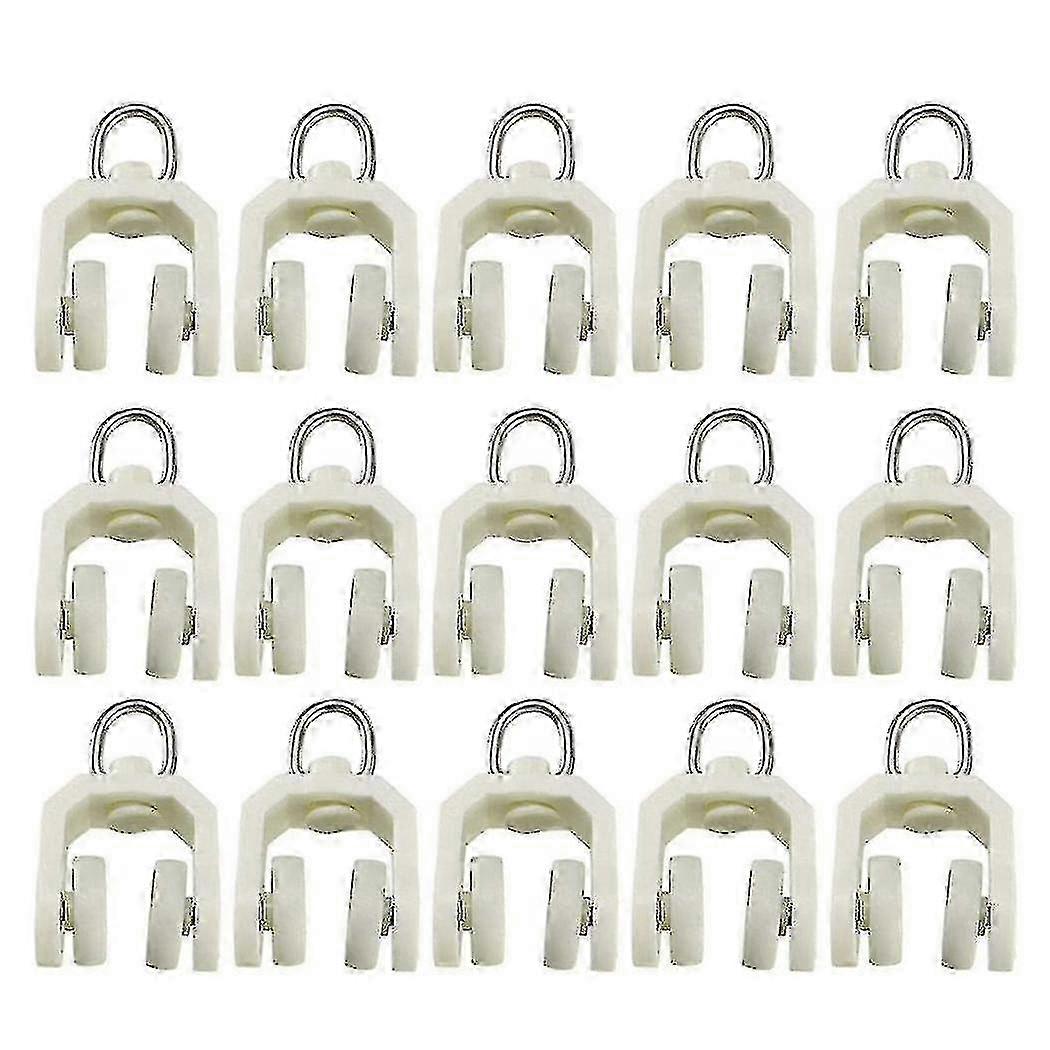 Ceiling Curtain Track Flexible Bendable Curtain Track Rollers Plastic Drapery Rail Sliding Glider For Shower Curtain