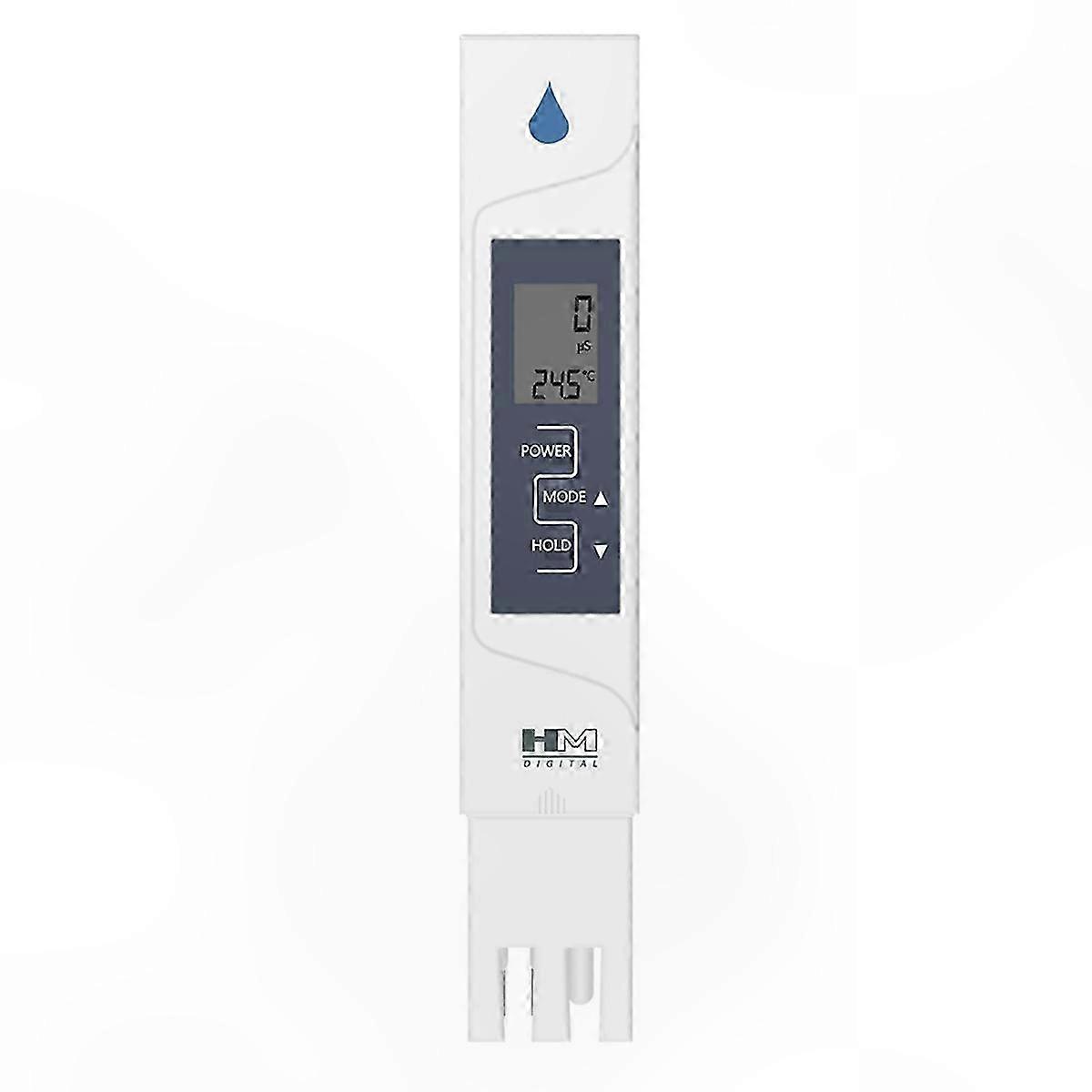 2-in-1 Water Quality Tester with EC and Temperature Monitoring, Automatic Calibration Feature for Aquatic Environments