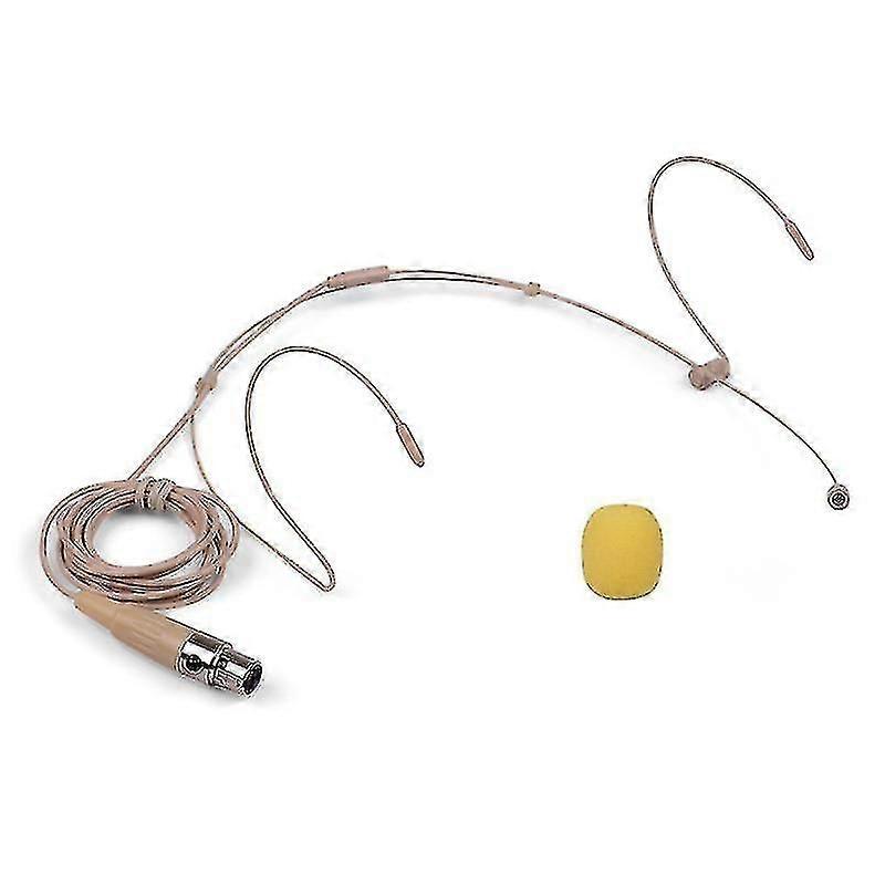 Lightweight Headworn Headset Microphone Condenser Mic 4-Pin Mini Xlr Plug For Wireless Bodypack Transmitter