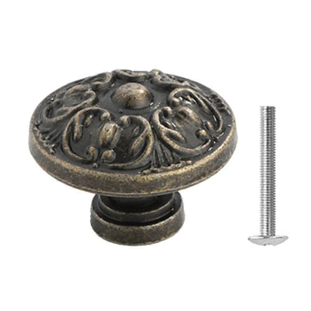 Brass Bathroom Pulls Solid Round Cabinet Knobs  for Warehouse, Glass Door& Garden Door