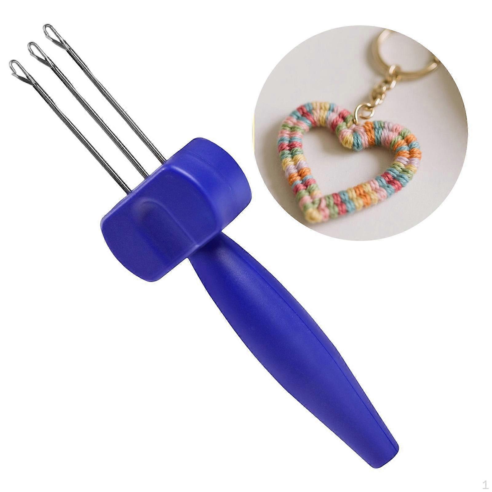 Weaving Tool Crochet for Binding Efficient Edging on Knitting Projects Cord Maker