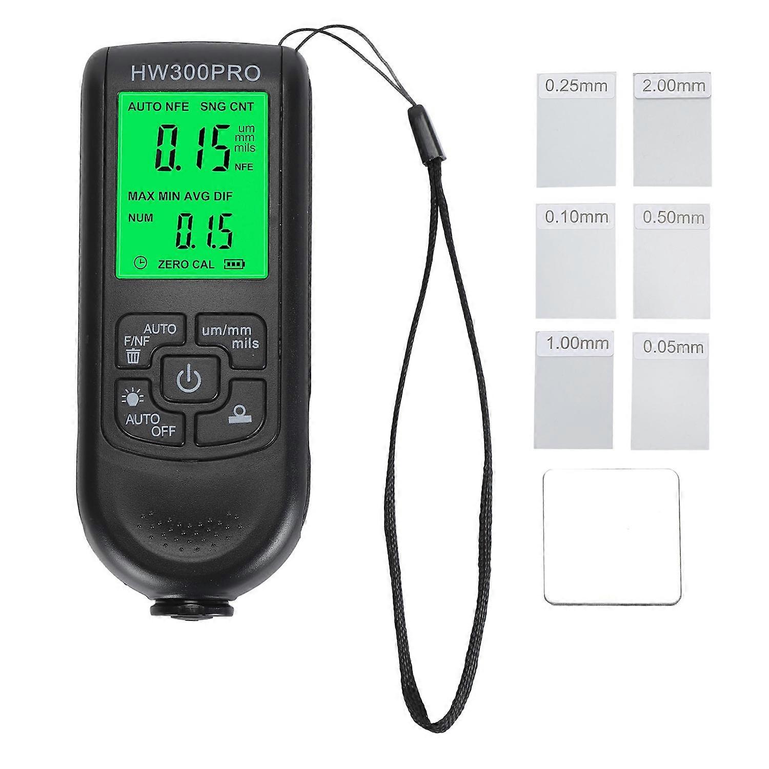 Digital Coating Thickness Gauge High Accuracy Anti Slip Paint Mil Thickness Meter Gauge for Car and 