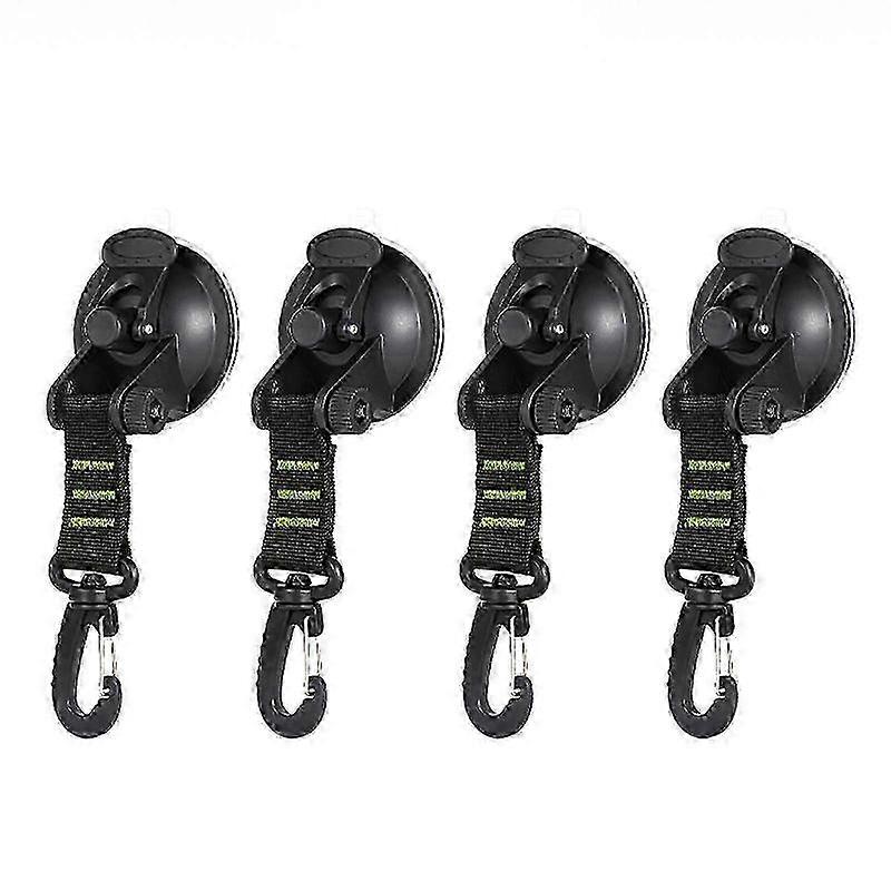 4lots Suction Cup Anchors Car Travel Suction Cup Hook Reusable Space Saving Hook for Household Storage Needs