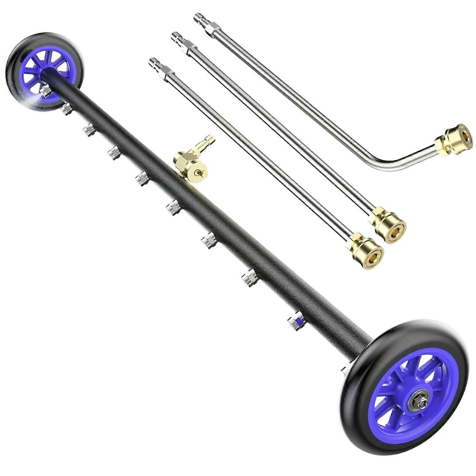 Tall Efficiency Pit Waterjet Nozzle Set 3 Professional Rod Tool Complimentary Installation Vehiclewash Structure Multicolor