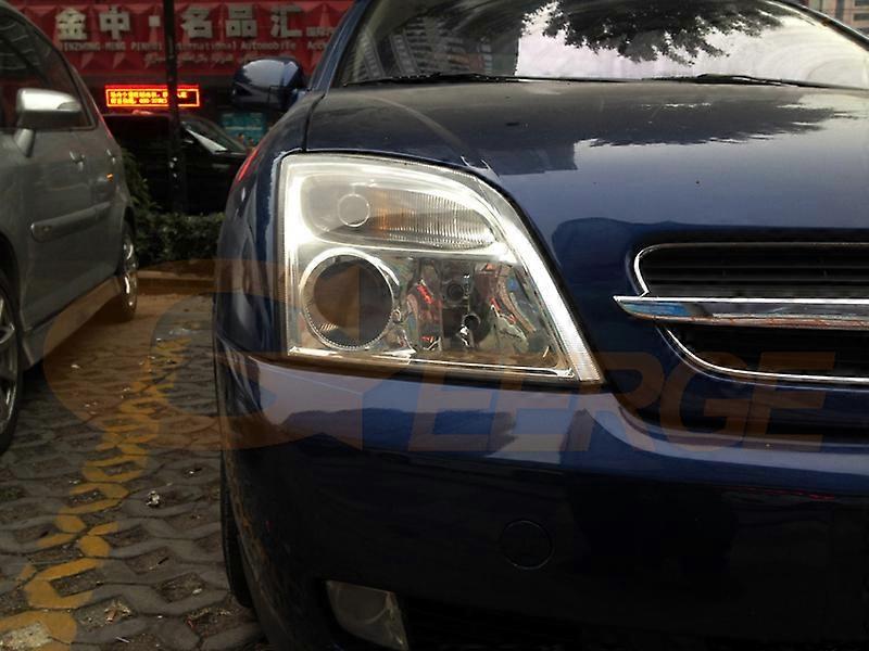 For Opel Vectra C 2002 2003 2004 Bluetooth App Control Ultra Bright Multi-Color RGB LED Angel Eyes Kit Halo Rings