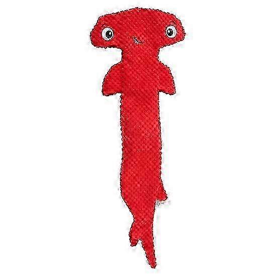Lovely Tear-resistant Comfortable Dog Squeaky Toy Hammerhead Shark Shape Pet Interactive for Home