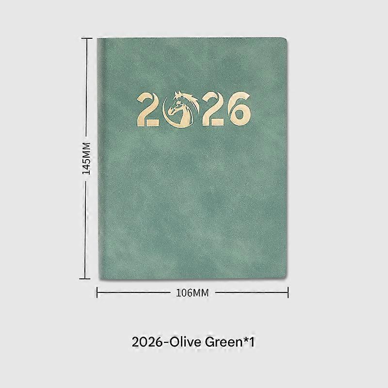 2026 Compact Timeline Planner, Pocket-Size Daily Notebook, Multi-Color Options, Christmas Gift