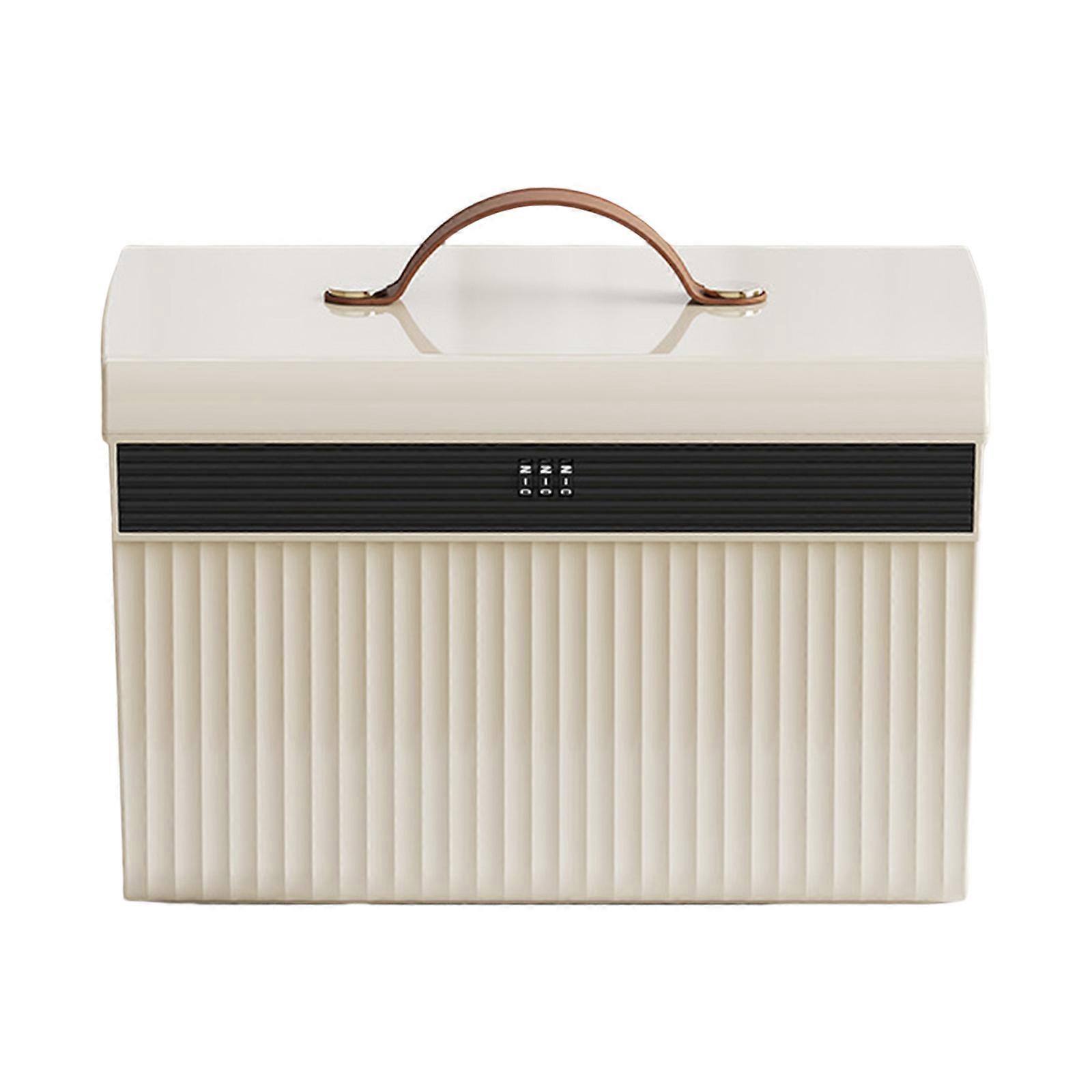 כספת ידידותית לנסיעות מארז אחסון מגן עם מנעול משולב תא מטען אחסון מפלסטיק הניתן לנעילה לסטודנטים S