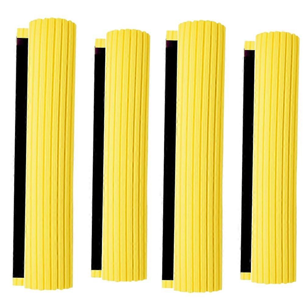 Mop Roller Head Refill Sponge Refills Cleaning Pads Absorbent Replacement Wet Mopping Clothes Accessories Eraser 4Pack