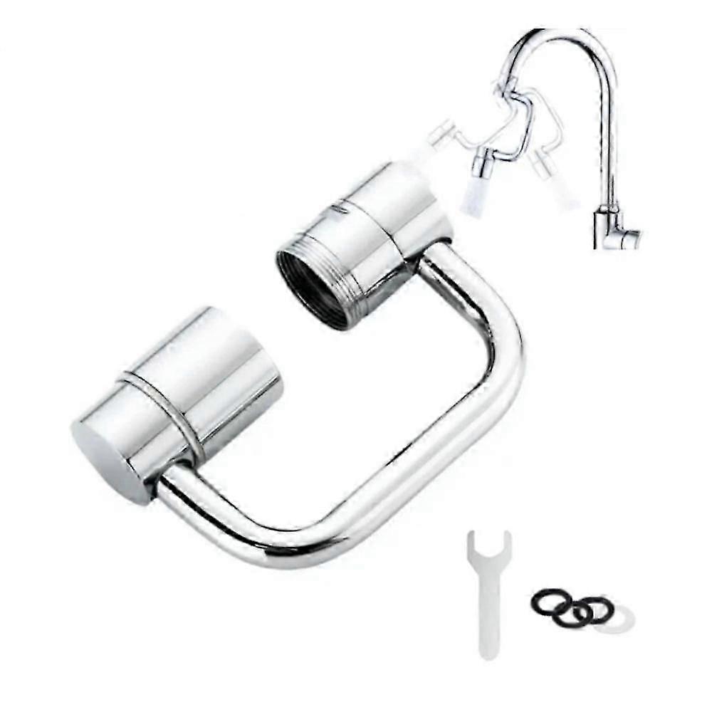 FlexiFlow 1080 Rotating Faucet Extender,Rotatable Faucet Aerator Extension