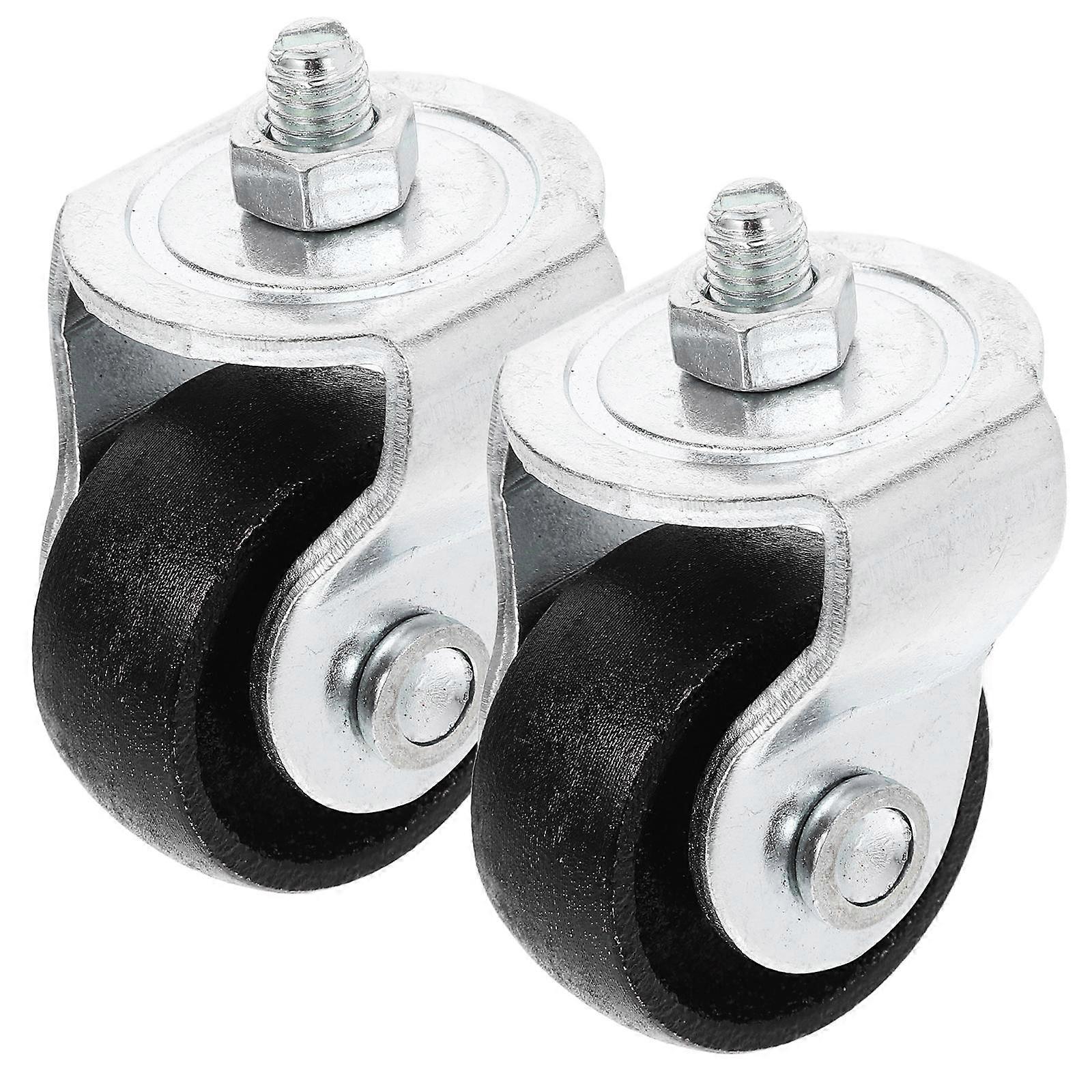 2pcs Jack Caster Wheel Jack Front Wheel Replacement 2 Ton Bearing Wheel Replacement
