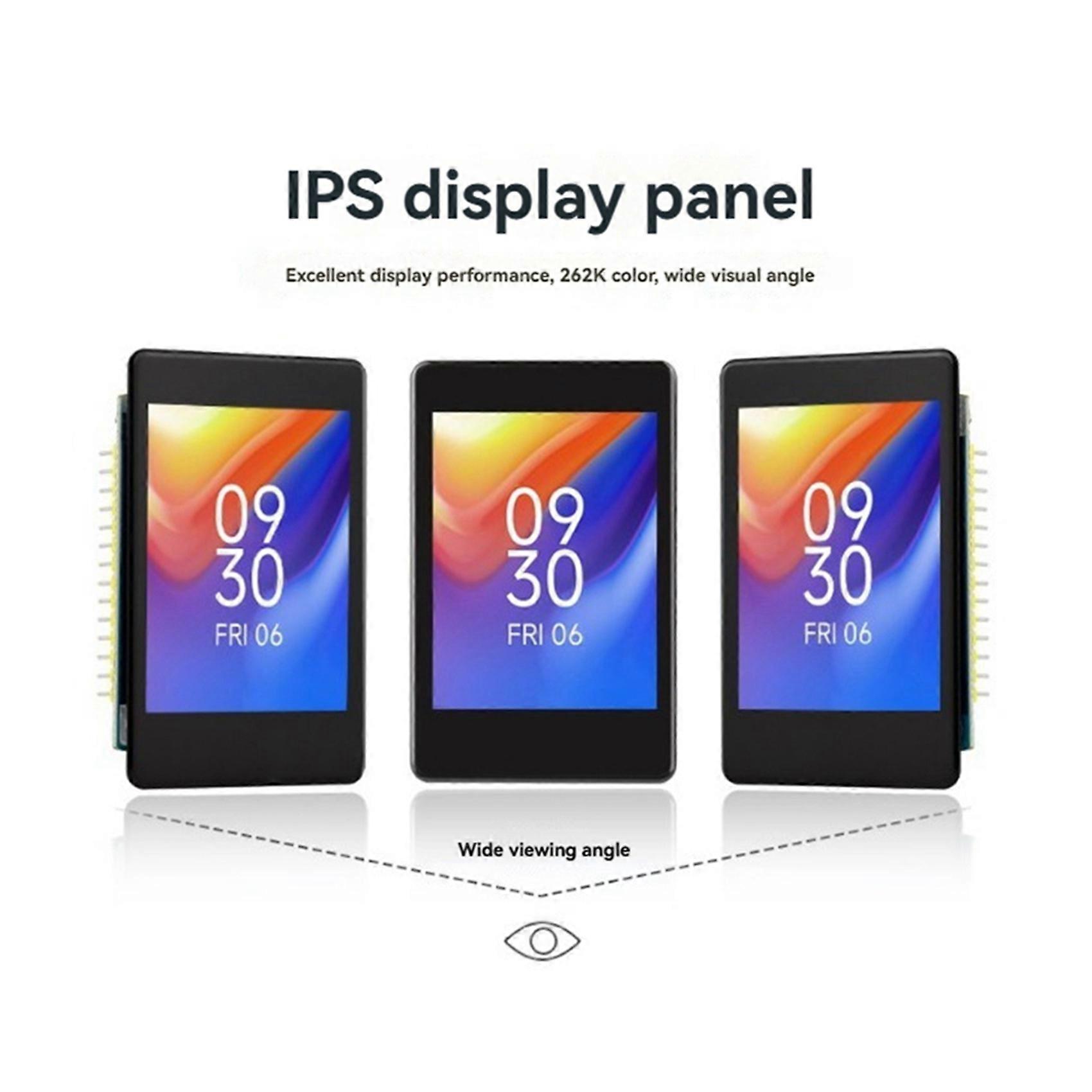 2X ESP32-S3 2inch Display Development Board 480x640 RGB Capacitive Touch Display Screen Supports WiFi & Bluetooth