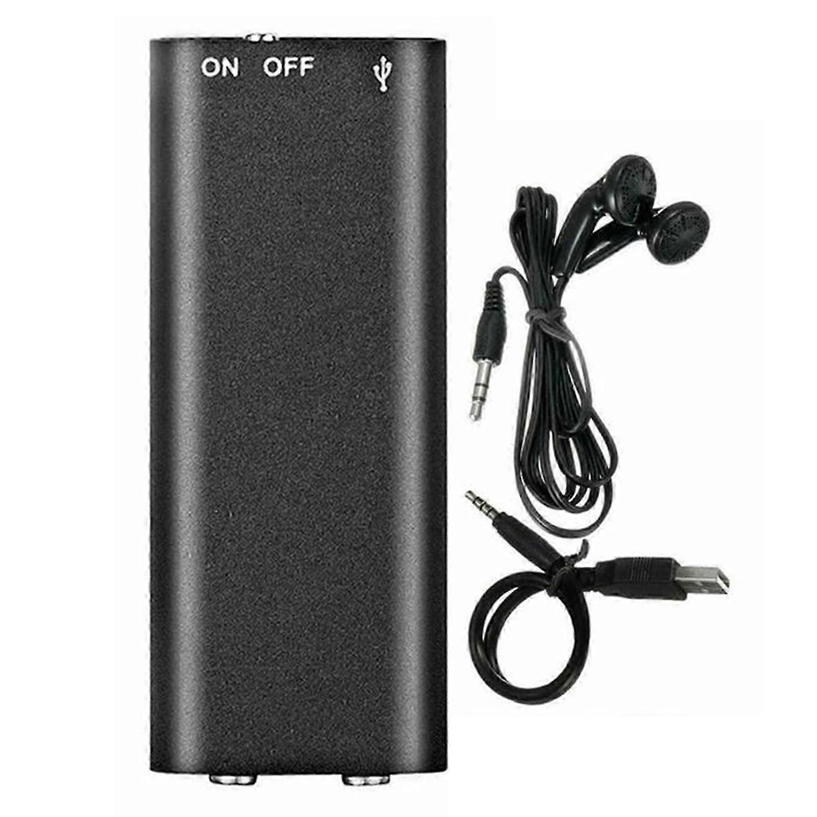 Portable Digital Voice Recorder with MP3 Player Function, Voice Activated Voice Recorder for Business Meeting Lectures