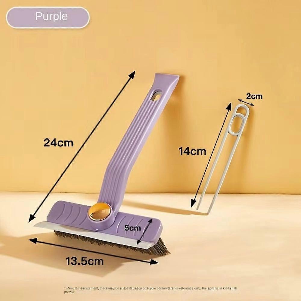 4 in 1 Cleaner Brush 360�� Rotating Hard with Clip Scraper Tile Cleaning Brush for Bathroom Kitchen Floors Multi-Purpose