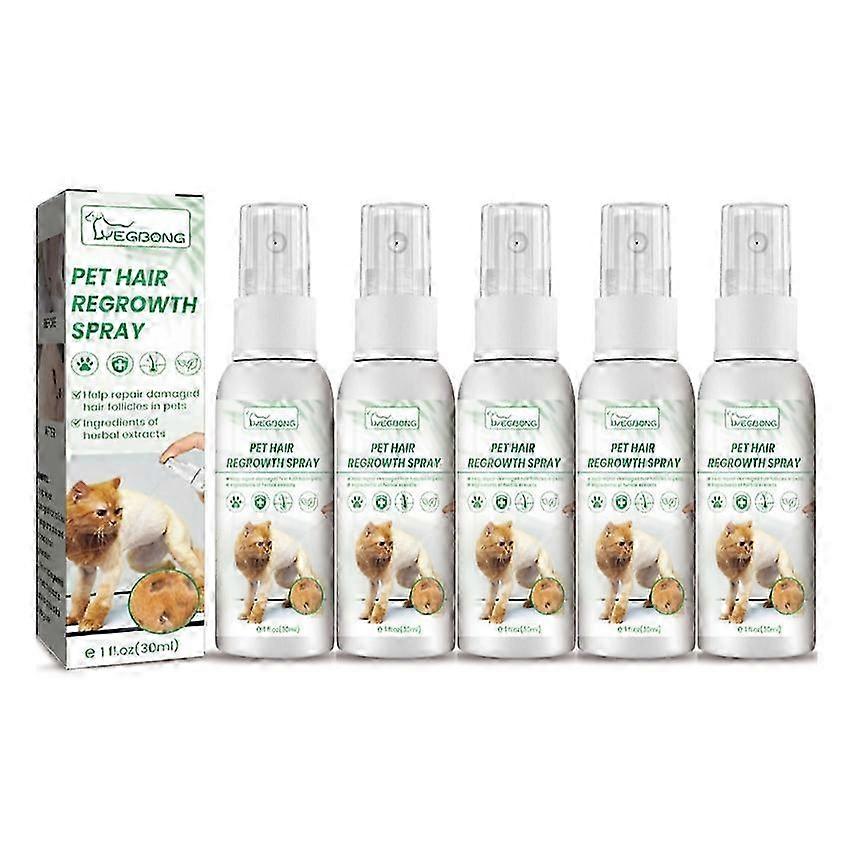 Traitements contre la chute des poils pour chiens et chats (1 à 5 fois) - Application corporelle - Favorise la repousse des poils