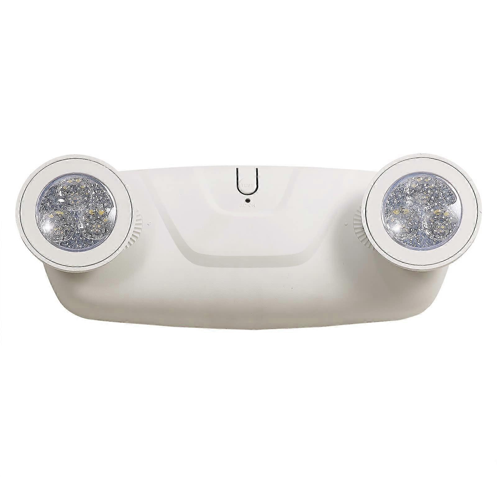 LED Emergency Lights with Battery Backup, Dual Adjustable Heads, UL Listed, 640 Lumens Commercial Fixture