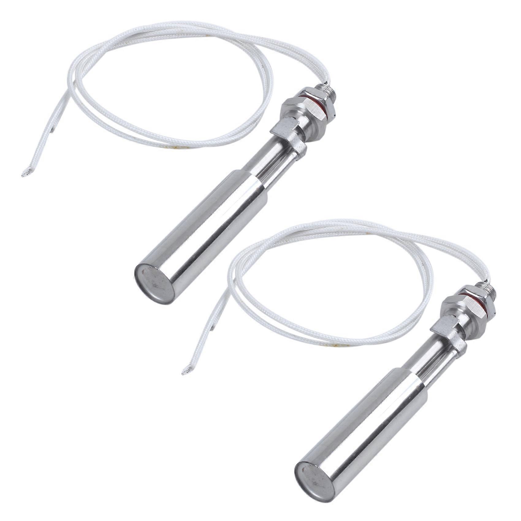 2X Stainless Steel Breaking Water Level Sensor Horizontal Float Switch