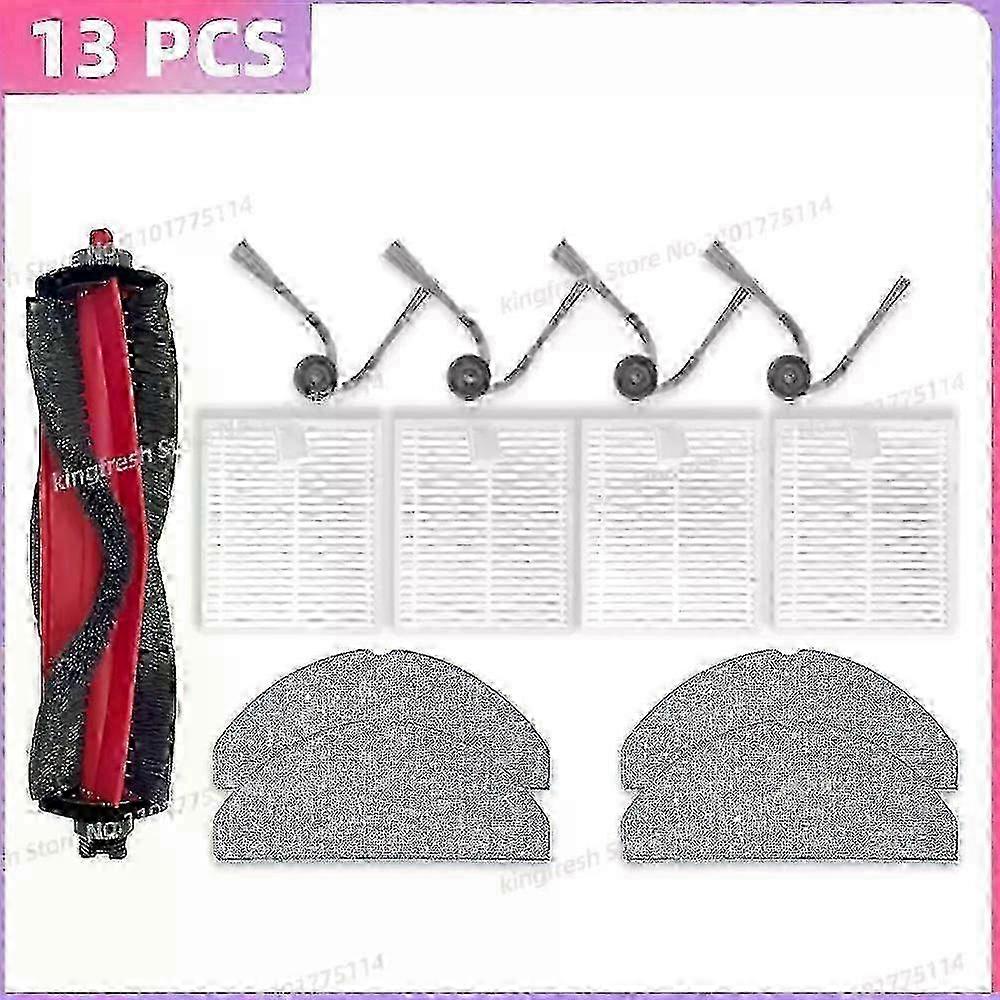 Main Brush Roller for Roborock Q7 Series, Filter, Mop Cloth and Dust Bag