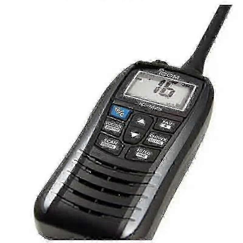 جهاز راديو VHF محمول باليد Ic-m25 بحري رمادي معدني خفيف الوزن عائم للقوارب