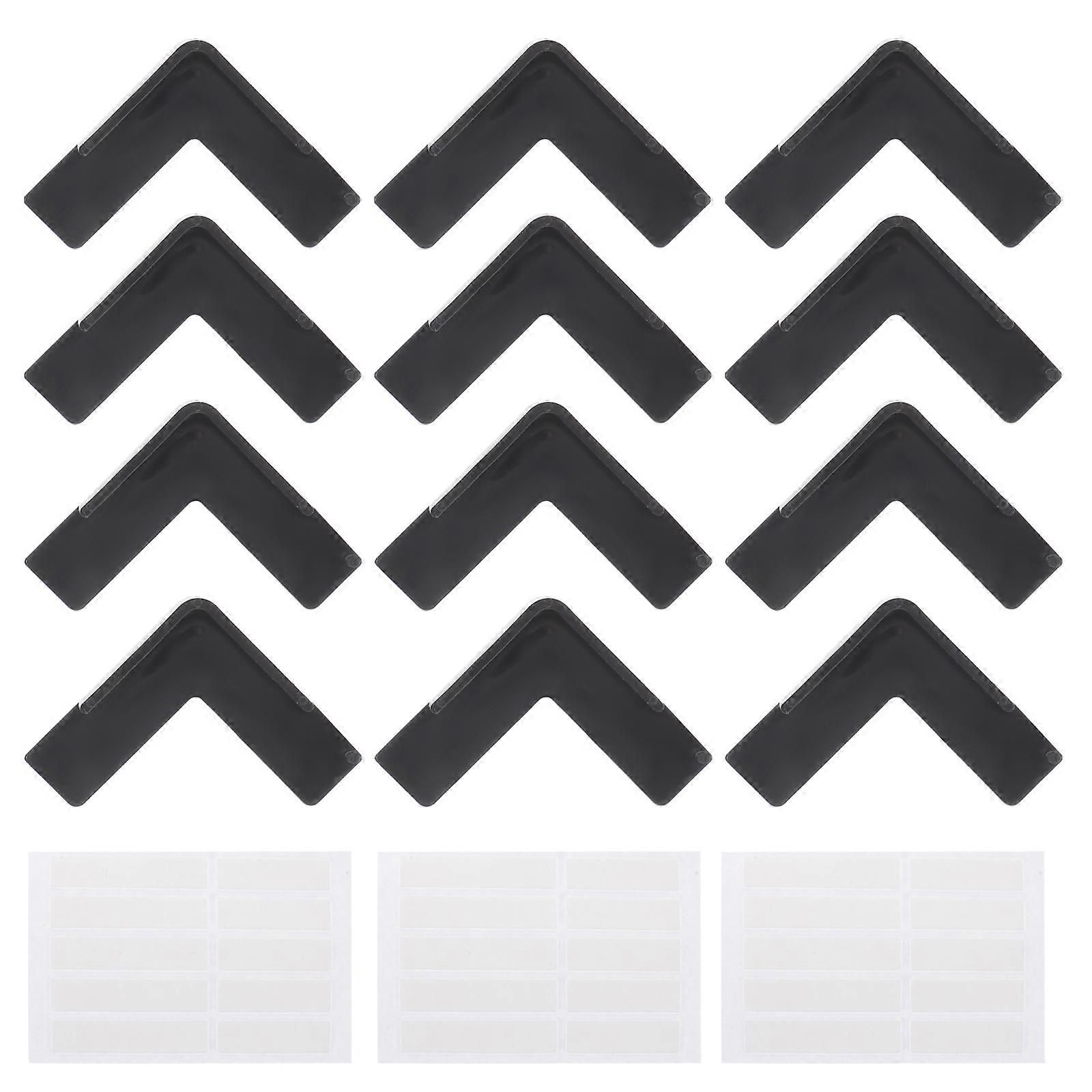 Safe Window Corner Protectors Edges Guards for Window 36Pcs Black