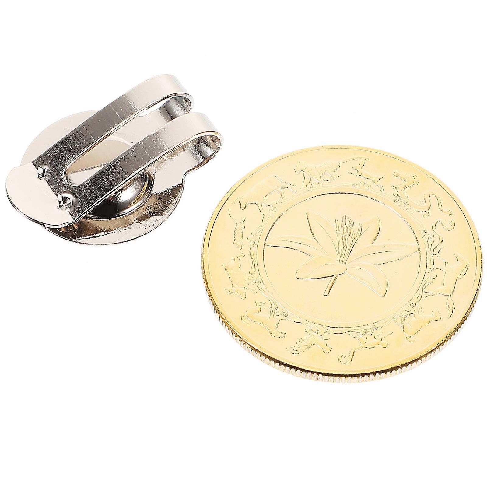 Portable Golf Ball Markers Golf Hat Clip for Hat Use 5Pcs