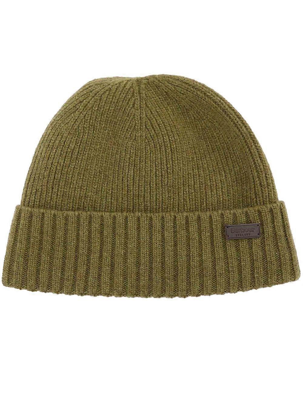 Men's Barbour Carlton Beanie - Light Moss
