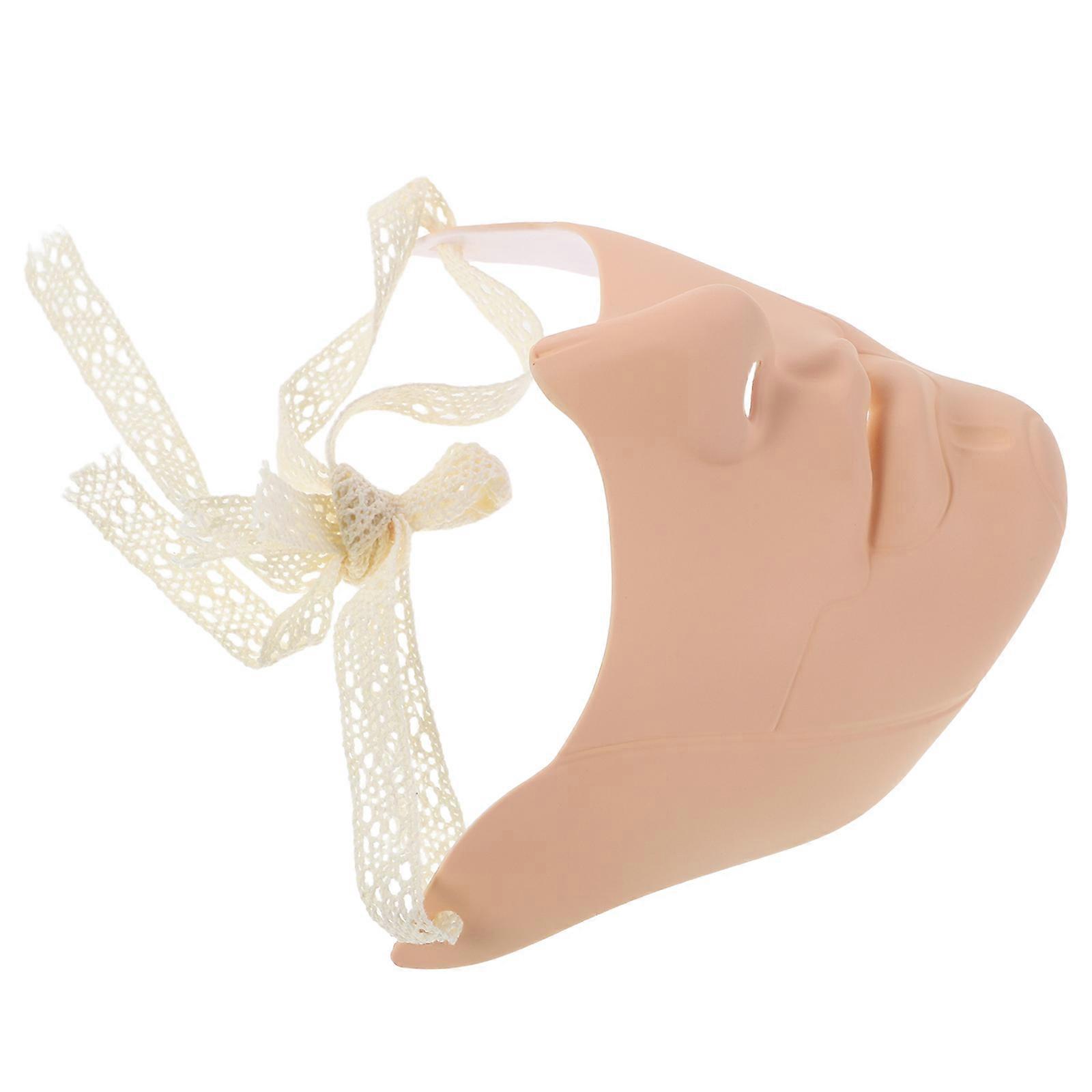 Mechanical Mask Half Face for Party Use Lightweight Cosplay Prop for Men