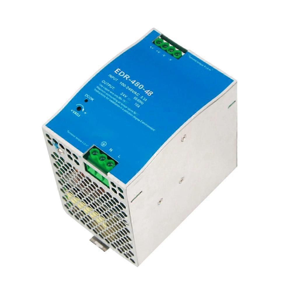EDR DIN Rail Type Switching Power Supply EDR-480W-48V Pure Copper Transformer / Stable Output / Strong Anti-Interference