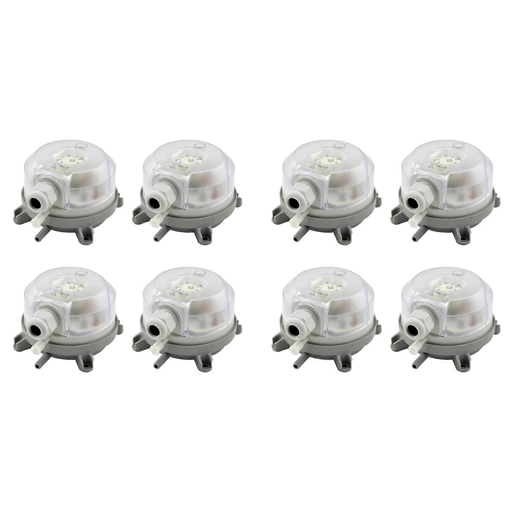 8X Air Differential Pressure Switch 50-500Pa Adjustable Micro- Pressure Air Switch