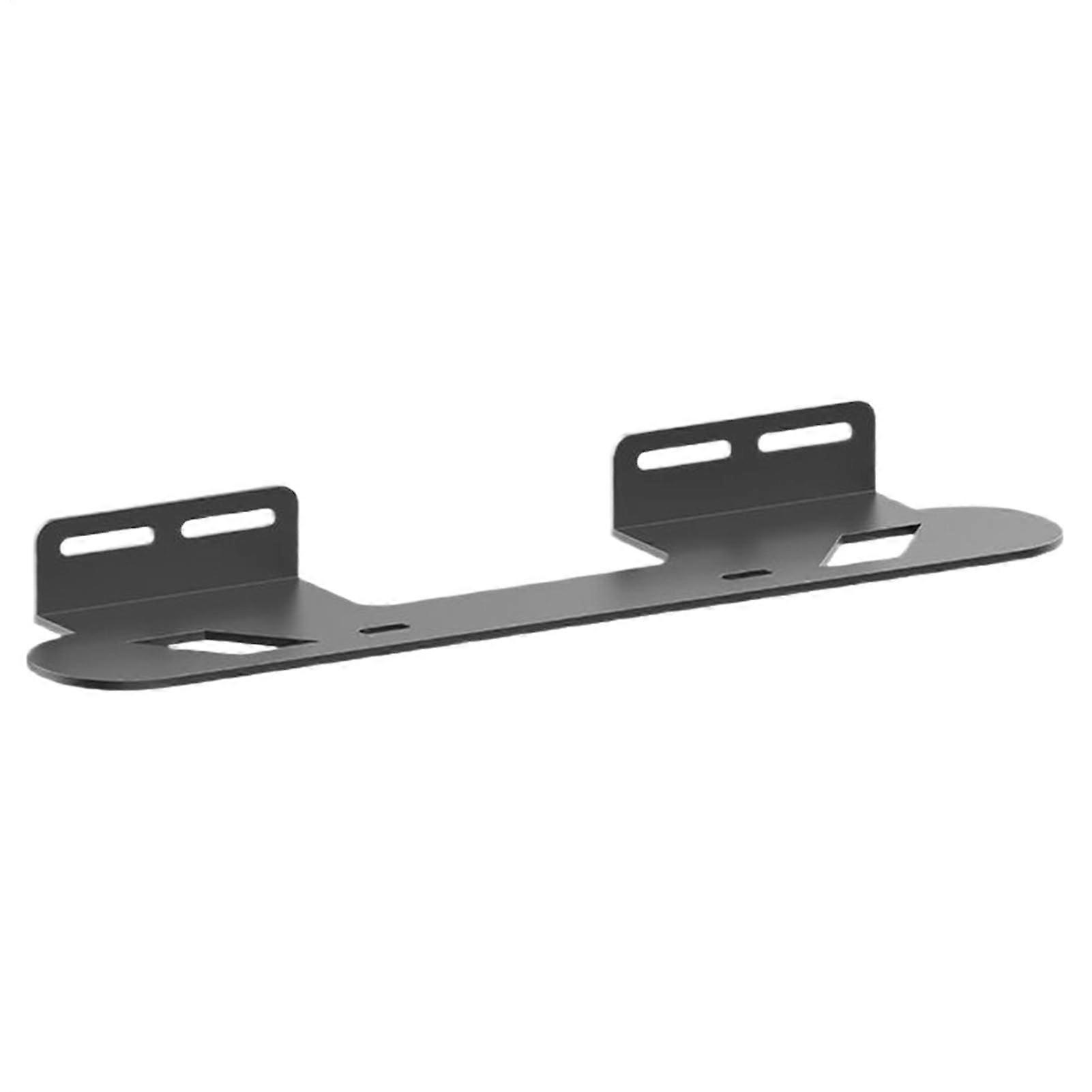 Wall Bracket for Soundbar, Under TV Mounting Bracket, Carbon Steel Floating Holder, Remote/Router Storage Shelf